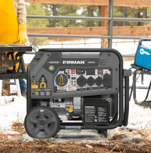 Generador Electrico A Gasolina Americano Firman 9400w (9.4kw) (gasolina, Gas ó Propano) (8 Galones – 30 Litros) (tri Fuel) (hasta 12 Horas) (alerta Inteligente De Co2) (incluye Aceite 30w10) (incluye Cobertor Impermeable) 120 – 240v – T07573 – (nuevo) (3 AÑos De Garantia Con La Marca) - Imagen 3