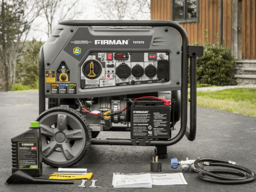 Generador Electrico A Gasolina Americano Firman 9400w (9.4kw) (gasolina, Gas ó Propano) (8 Galones – 30 Litros) (tri Fuel) (hasta 12 Horas) (alerta Inteligente De Co2) (incluye Aceite 30w10) (incluye Cobertor Impermeable) 120 – 240v – T07573 – (nuevo) (3 AÑos De Garantia Con La Marca) - Imagen 4