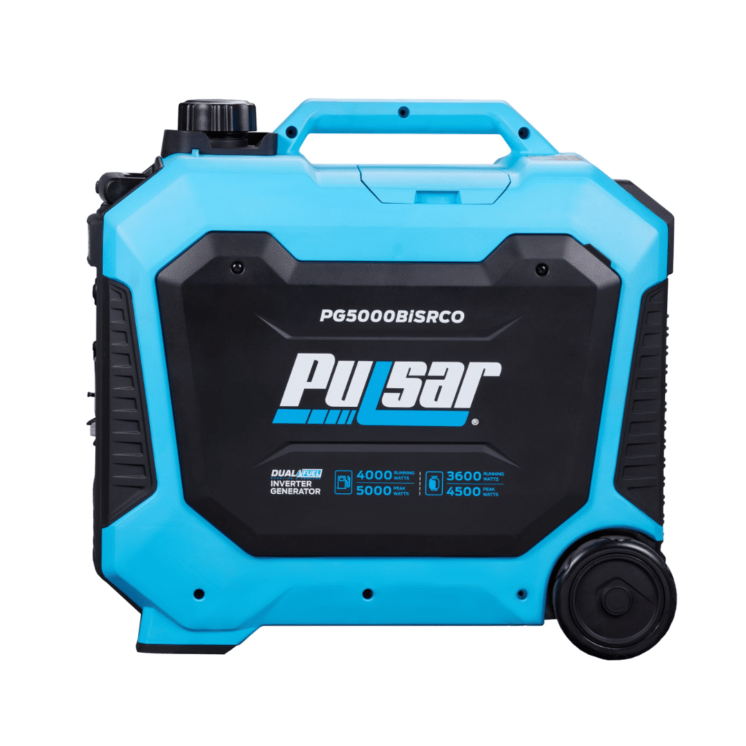 Generador Electrico A Gasolina Americano Pulsar 5000 Watt (5.0kw) Dual Fuel (gasolina Y Propano) (inverter) (silencioso 65db) (con Control Remoto) Y Sensor Co Sentry – Pg5000bisrco