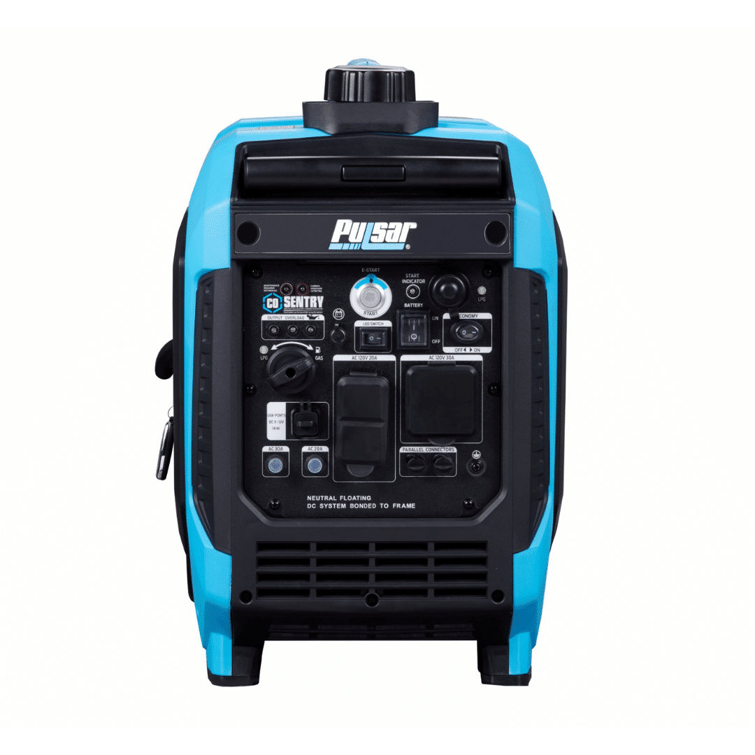 Generador Electrico A Gasolina Americano Pulsar 5000 Watt (5.0kw) Dual Fuel (gasolina Y Propano) (inverter) (silencioso 65db) (con Control Remoto) Y Sensor Co Sentry – Pg5000bisrco - Imagen 3
