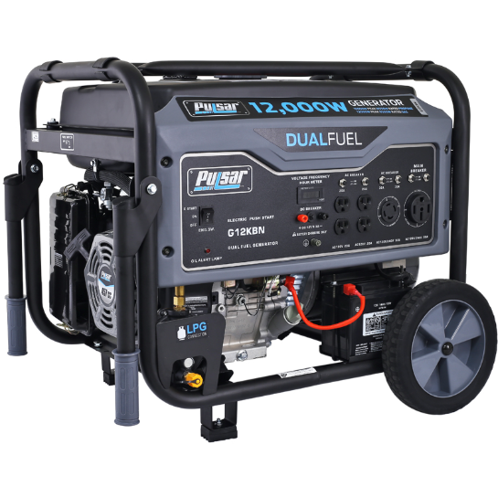 Generador Electrico A Gasolina Americano Pulsar 12,000w (12kw) Dual Fuel (gasolina Y Propano) (epa Certification) (electric Start) (voltage Output (v) 12-120-240) (amperage Output (a) 20-30-50) (10w30) (457 Cc Engine) – G12kbn – 814726024598 - Imagen 4